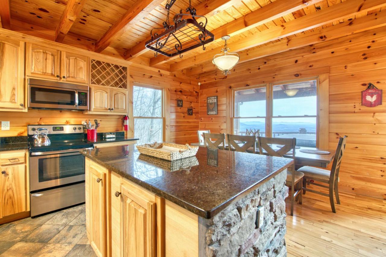 Hawk'S View Log Cabin Lake Lure Eksteriør billede