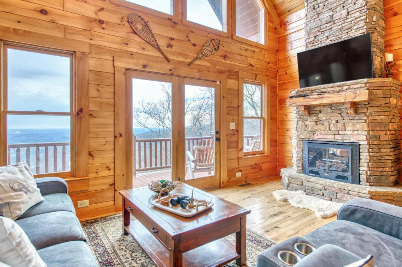 Hawk'S View Log Cabin Lake Lure Eksteriør billede