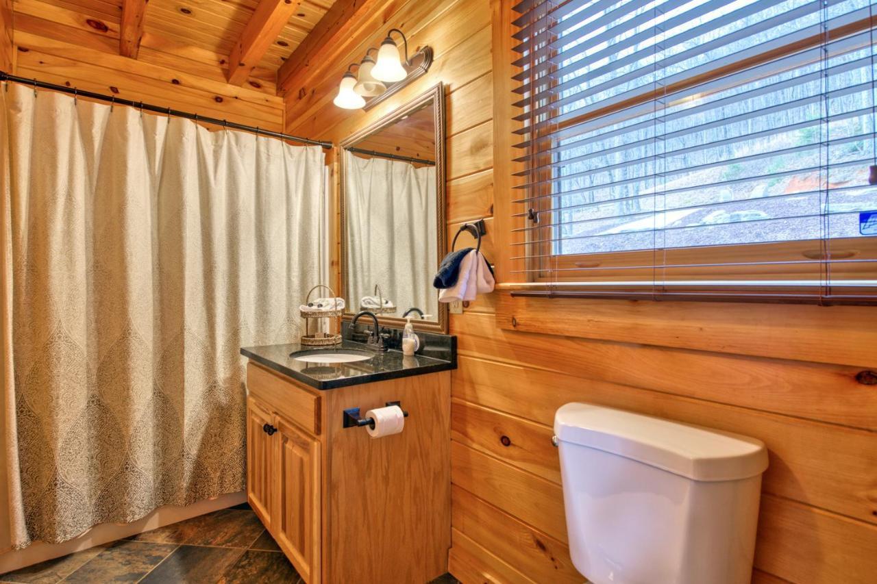 Hawk'S View Log Cabin Lake Lure Eksteriør billede